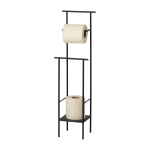 Porte - papier toilette en m�tal noir dora - ferm living