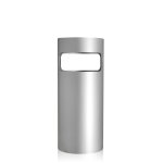 Porte - parapluies en plastique recycl� gris argent� 60 x 25 cm umbrella stand - kartell