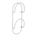 Porte - revues carlton m�tal argent� - bloomingville