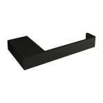 Porte - rouleau papier toilette en acier noir 8x15cm tuali - metallbude