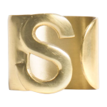 Porte serviette en m�tal finition dor� 4, 5 cm s - bitossi home