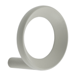 Portemanteau beige 4, 4 cm loop hook warm grey - normann copenhagen