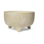 Pot en fibres de verre blanc 26cm evoke - ferm living