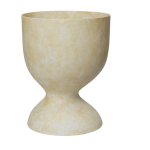 Pot en fibres de verre blanc 45cm evoke - ferm living
