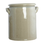 Pot de fleurs en argile beige sable poterie m - house doctor