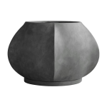Pot de fleurs en b�ton fibr� gris fonc� 64x40cm arket - 101 copenhagen