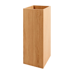 Pot de fleurs carr� en bois clair 35 x 35 x 100 cm palmus - custom form