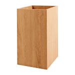 Pot de fleurs carr� en bois clair 35 x 35 x 60 cm palmus - custom form