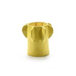 Pot de fleurs en gr�s jaune 25x24cm 01 s molly - serax