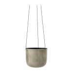 Pot de fleurs suspendu en m�tal vert - bloomingville