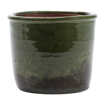 Pot de fleur en terre vert 20x17cm rust - serax