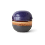 Pot � sucre en gr�s bleu - hkliving