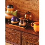 Pot � sucre en gr�s bleu - hkliving