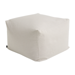 Pouf en coton beige 49x49x40cm story - hay