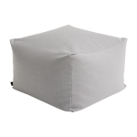 Pouf en coton gris 49x49x40cm story - hay