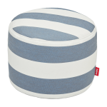 Pouf ext�rieur ray� bleu oc�an point outdoor - fatboy