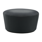 Pouf large en cuir noir na�ve - emko