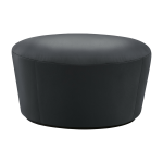 Pouf large en cuir noir na�ve - emko