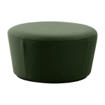 Pouf large en tissu vert na�ve - emko