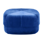 Pouf en polyester bleu �lectrique l circus electric bleu - normann copenhagen
