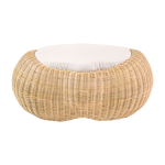 Pouf en rotin 86x38cm cloud - versmissen
