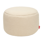 Pouf en sherpa ecru 40 x 70 cm point - fatboy