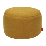 Pouf en sherpa jaune cidre 40 x 70 cm point - fatboy