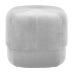 Pouf en velours 46 cm beige circus beige - normann copenhagen