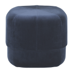 Pouf en velours 46 cm bleu fonc� circus fonc� bleu - normann copenhagen