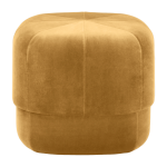 Pouf en velours 46 cm jaune circus yellow - normann copenhagen