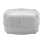 Pouf en velours 65 cm beige circus beige - normann copenhagen