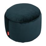 Pouf en velours p�trole point - fatboy