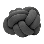 Pouf xl en acrylique et laine gris knot - design house stockholm