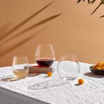 Pure set de 4�verres � bourgogne - nude glass