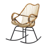 Reine rocking chair nature rattan - bloomingville