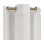 Rideau � oeillets blanc 145 x 298 cm milos - madura