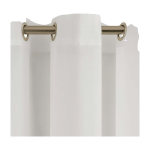 Rideau � oeillets blanc 145 x 298 cm milos - madura