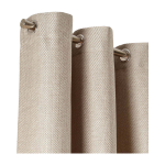 Rideau � oeillets coconut beige clair - madura