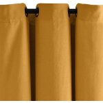 Rideau � oeillets noirs 200x280 en lin ocre carlina - madura