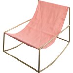 Rocking chair / laiton / rose - valerie objects