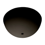 Rosace de plafond en silicone noire - nordic tales