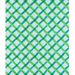 Rouleau de papier peint vert 1 m croisillon - petite friture