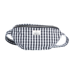 Sac banane en coton vichy noir - gabrielle paris