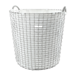 Sac en tissu blanc pour panier 65 l laundry bag - korbo