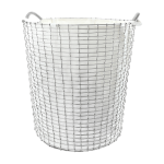 Sac en tissu blanc pour panier 80 l laundry bag - korbo