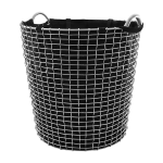 Sac en tissu noir pour panier 65 l laundry bag - korbo