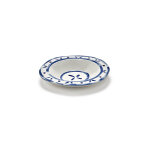 Saladier rond en gr�s blanc et bleu 33, 5x32, 5x5, 5cm 02 line - up - serax