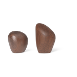 Sali�re et poivrier en fr�ne marron fonc� cairn - ferm living