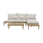 Salon de jardin lounge en bois d'acacia cesano - bloomingville