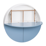 Secr�taire mural bleu et blanc pill - emko